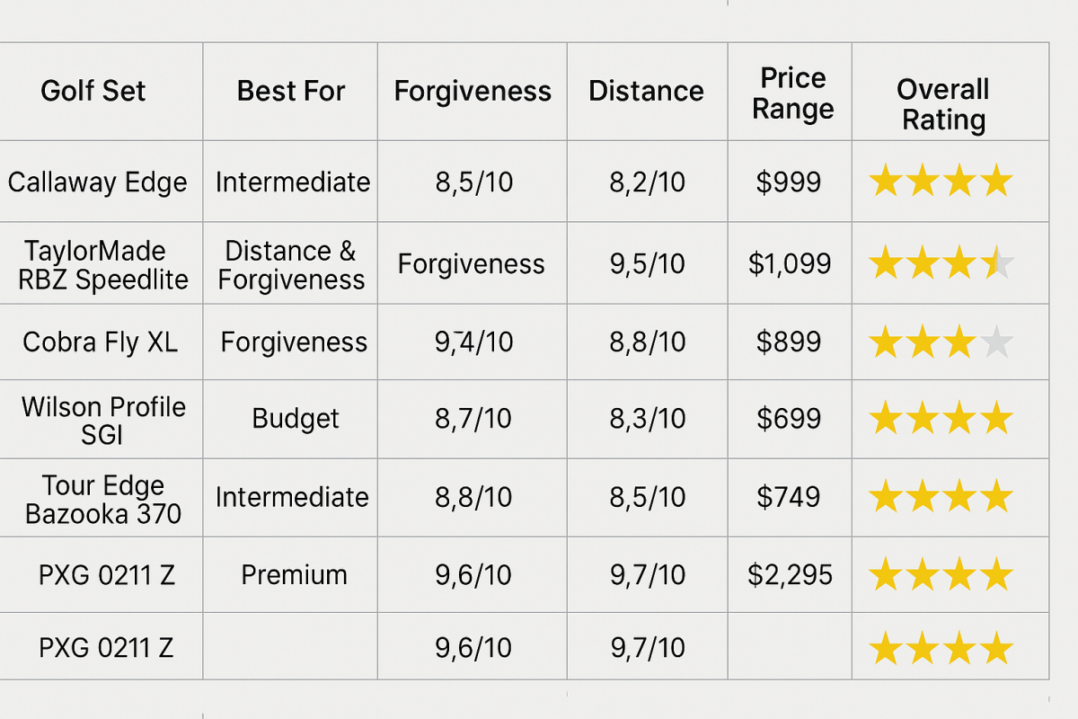 Top 5 Alternatives to the Callaway Edge Golf Set in 2025 – Expert Picks & Honest Comparison